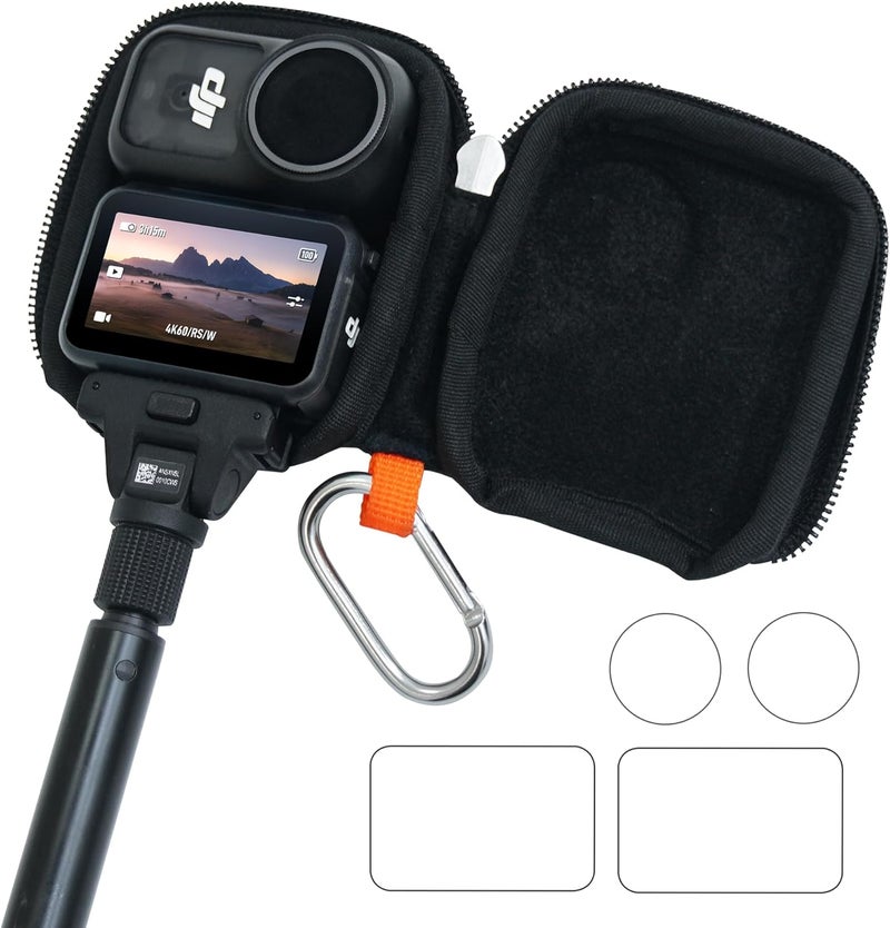 CYNOVA Osmo Nano Carrying Case for DJI Osmo Nano Accessories, Hard Shell Travel Storage Case with DJI Osmo Nano Screen Protector (2 Set) - Image 1